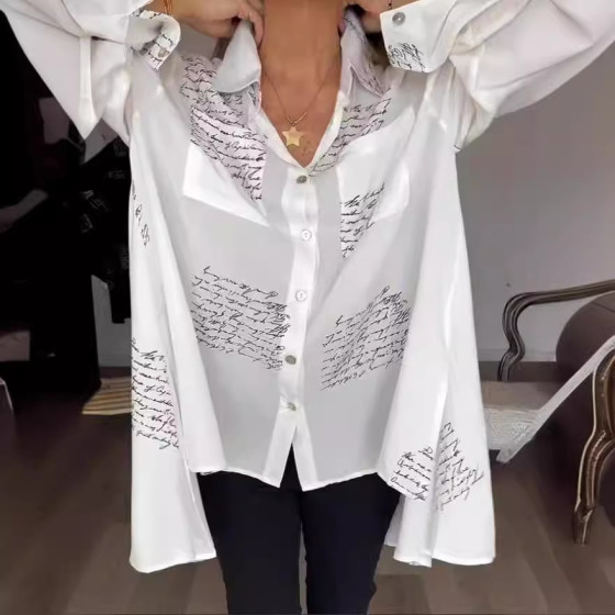 ID:2930 - ✨Długie bawełniane kurtki koszulowe w jednolitym kolorze dla kobiet